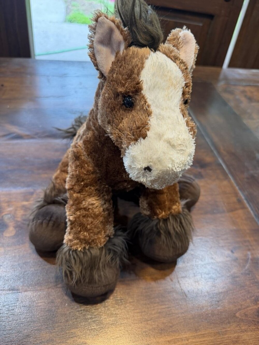 Build-a-Bear Horse BABW Clydesdale Brown Stuffed Animal Plush